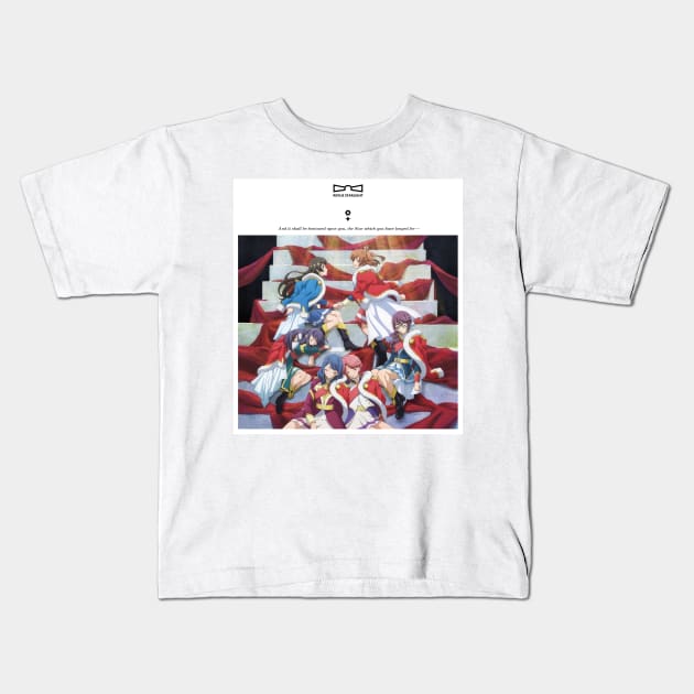 La Revue de Matinée Kids T-Shirt by Shiromaru